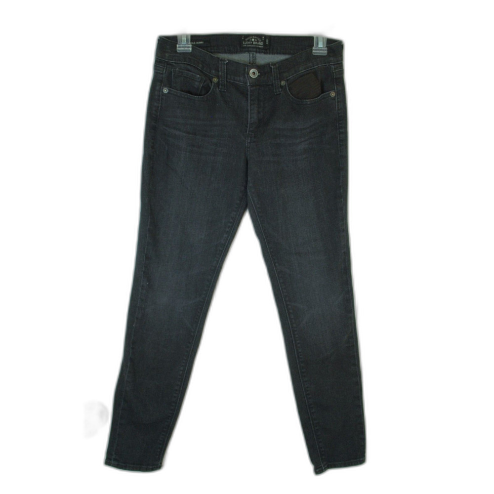 Lucky Brand Charlie Skinny Jeans Women's US Size 6/28 Black